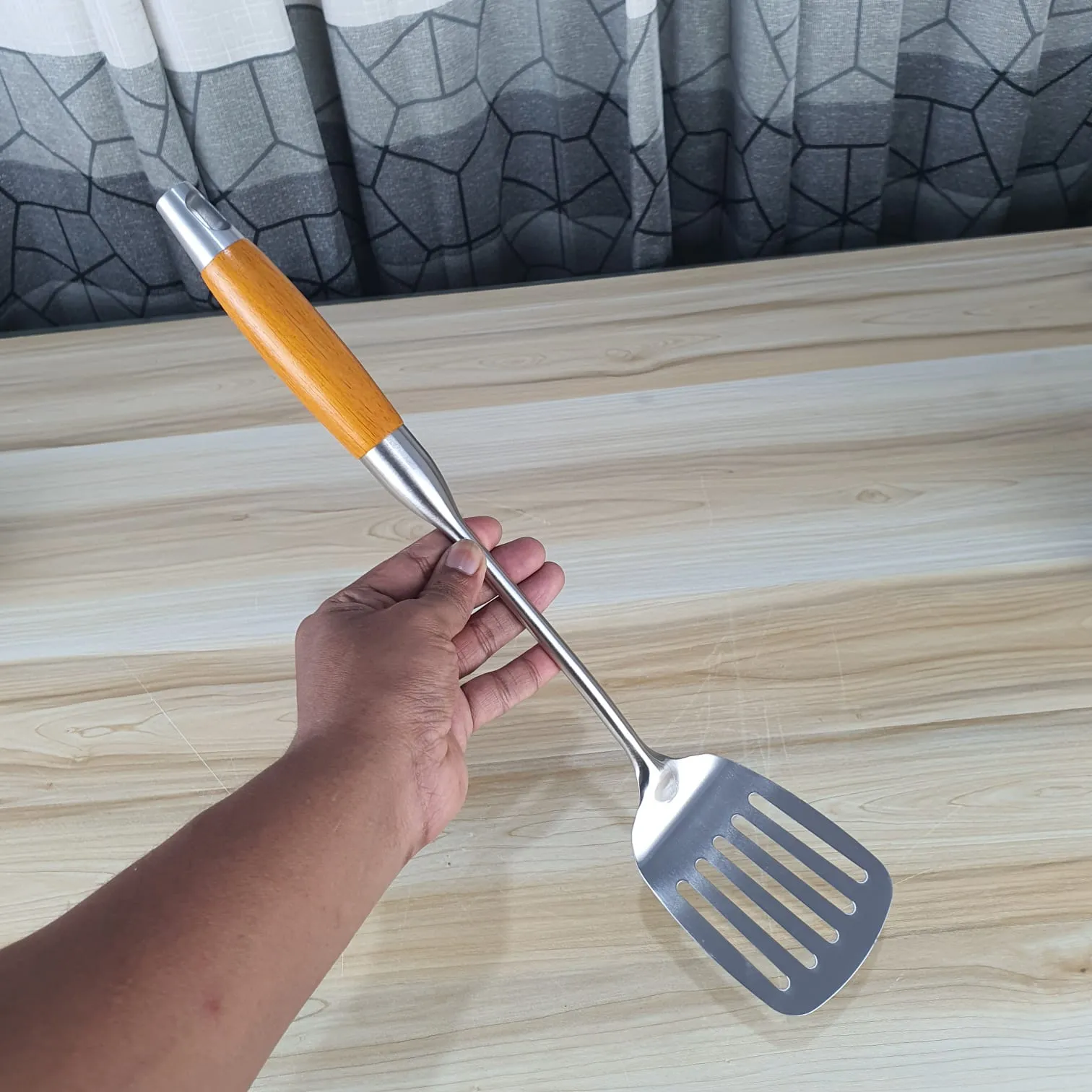 4pcs Wooden Handle Curry Spoon Set 00931 - Image 3