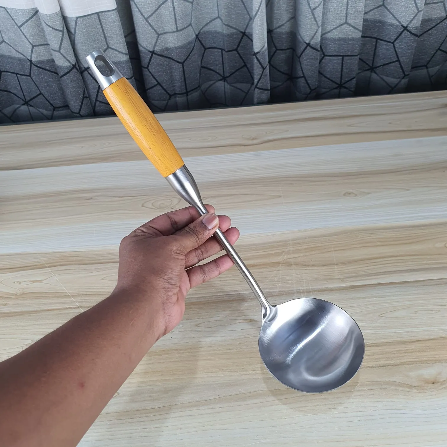 4pcs Wooden Handle Curry Spoon Set 00931 - Image 6