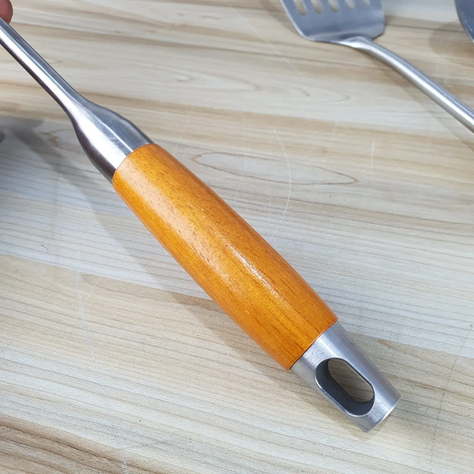 4pcs Wooden Handle Curry Spoon Set 00931 - Image 7