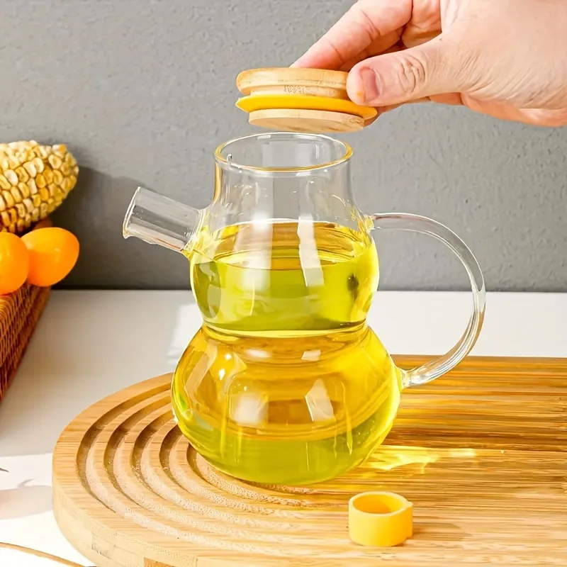 2 Ring Oilpot Wooden Lid 01201