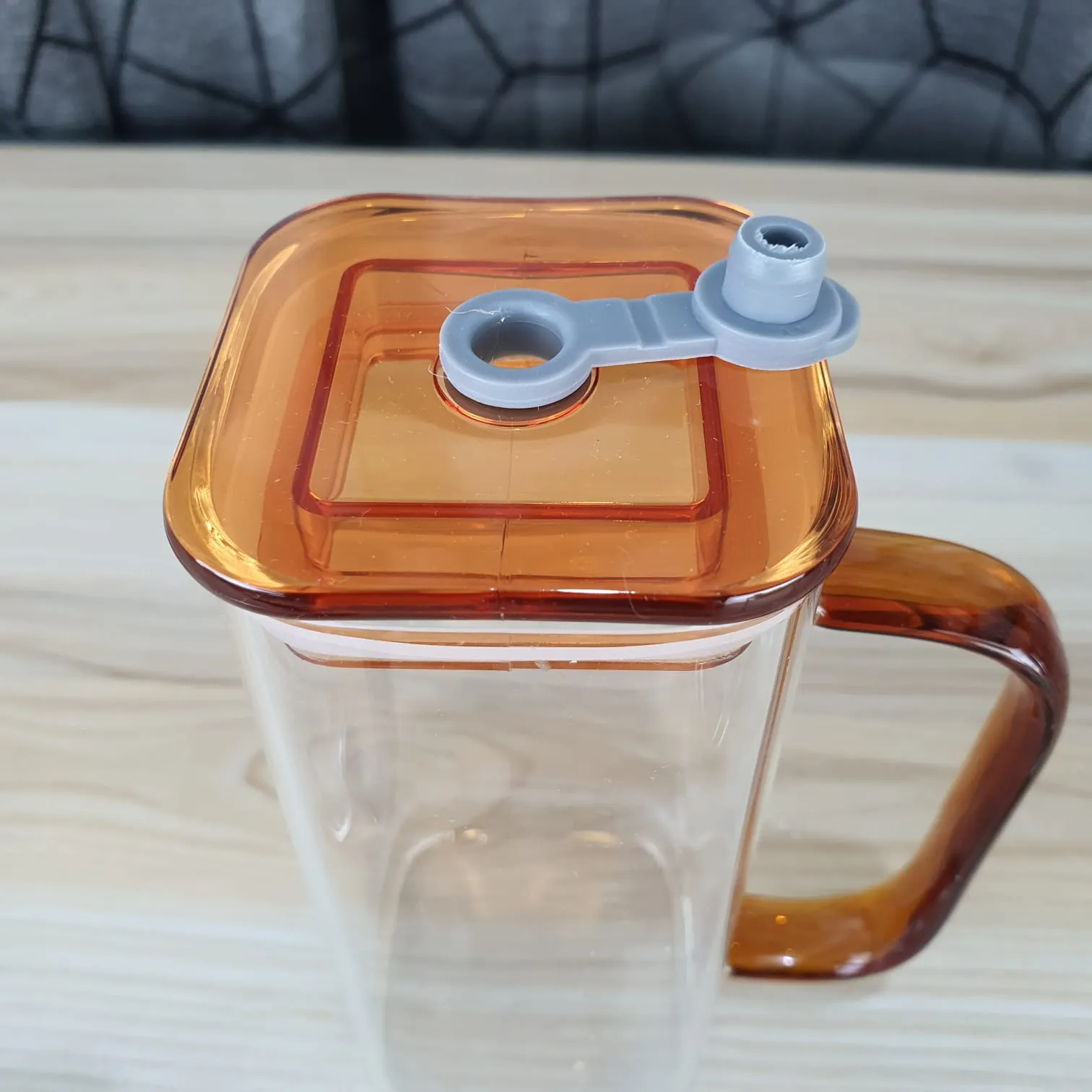4pcs 2 in 1 Square mug With Juice pot 00933 - Image 7