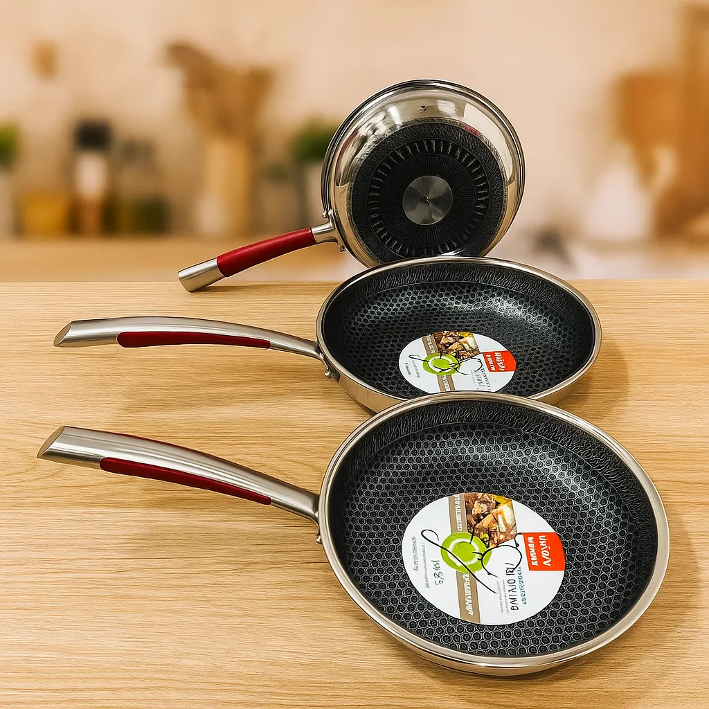Honeycomb One Handle Frypan without lid 00666