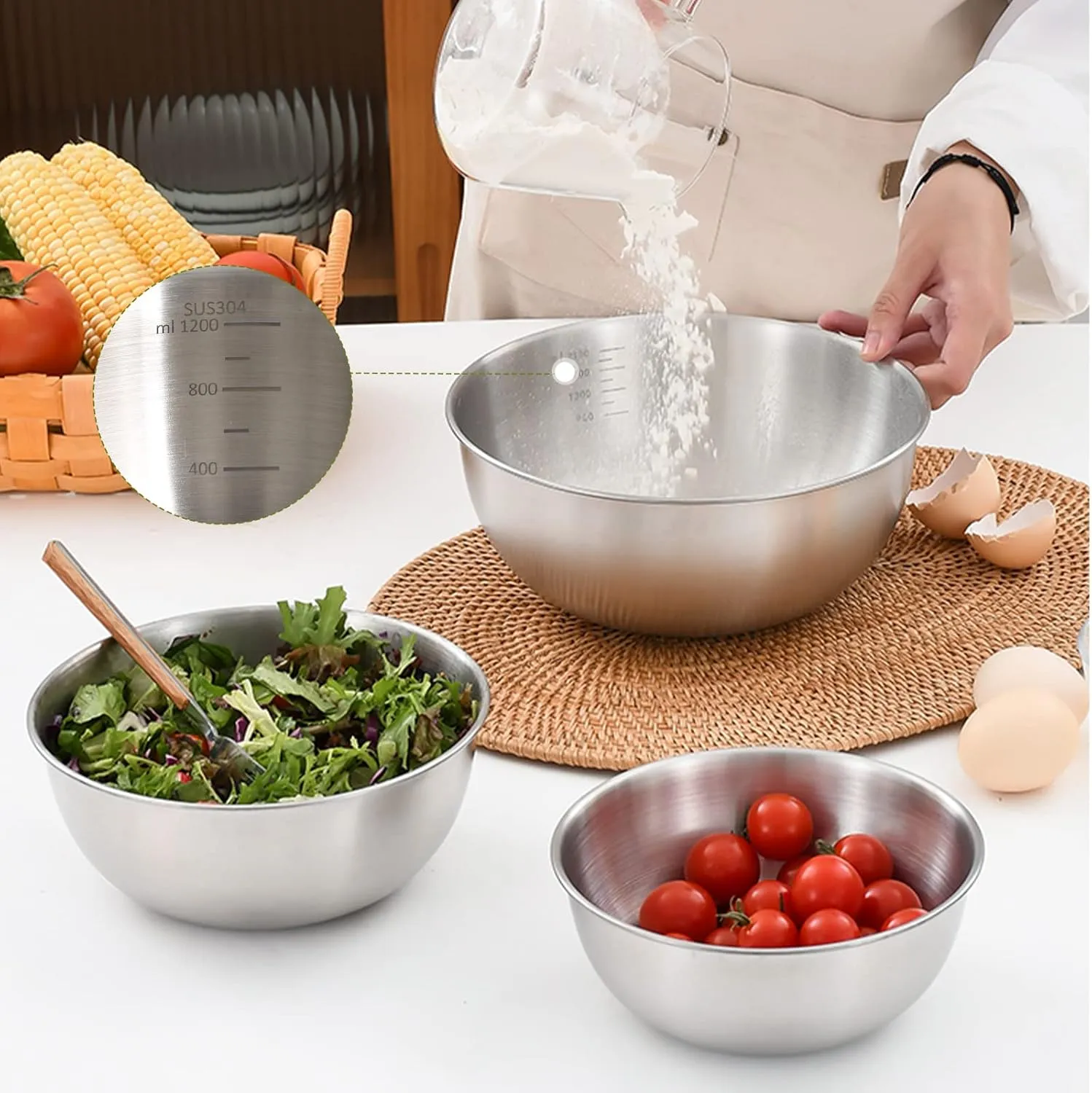3pcs Measuring Bowl 01304