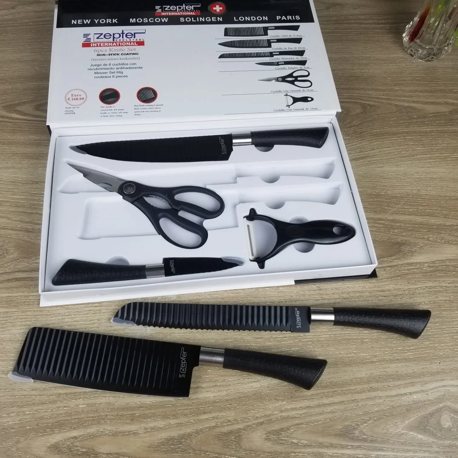 Zepter knife set 6 pcs- KAKS (ZEP4653) 01315