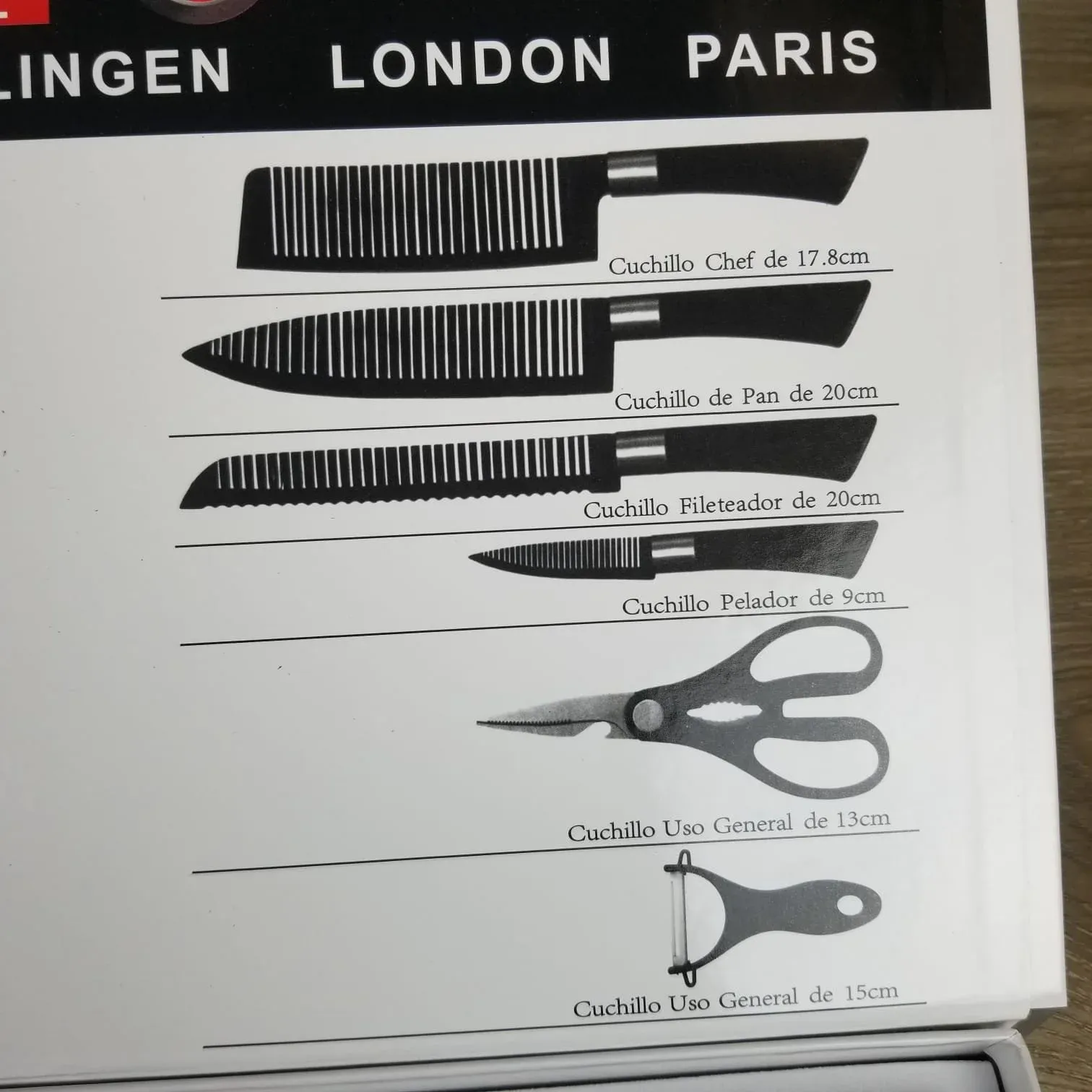 Zepter knife set 6 pcs- KAKS (ZEP4653) 01315 - Image 3