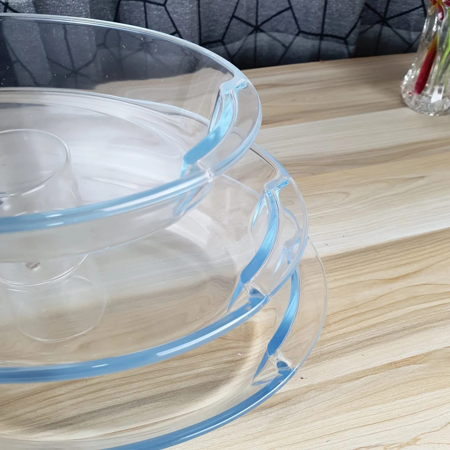4pcs Oval Serving Dish Two Handle 00865