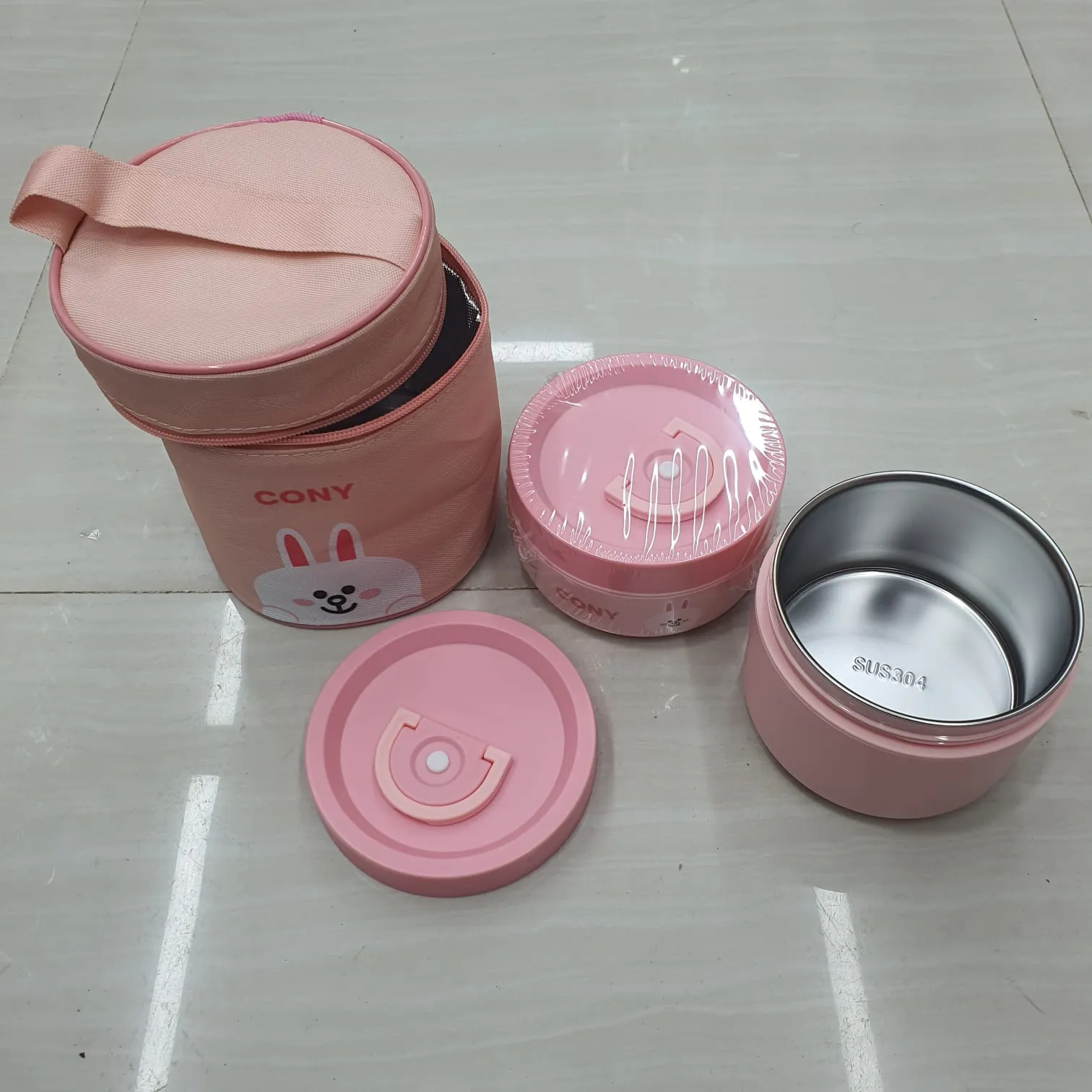 2pcs Lunch Box (CONY) 01309 - Image 3