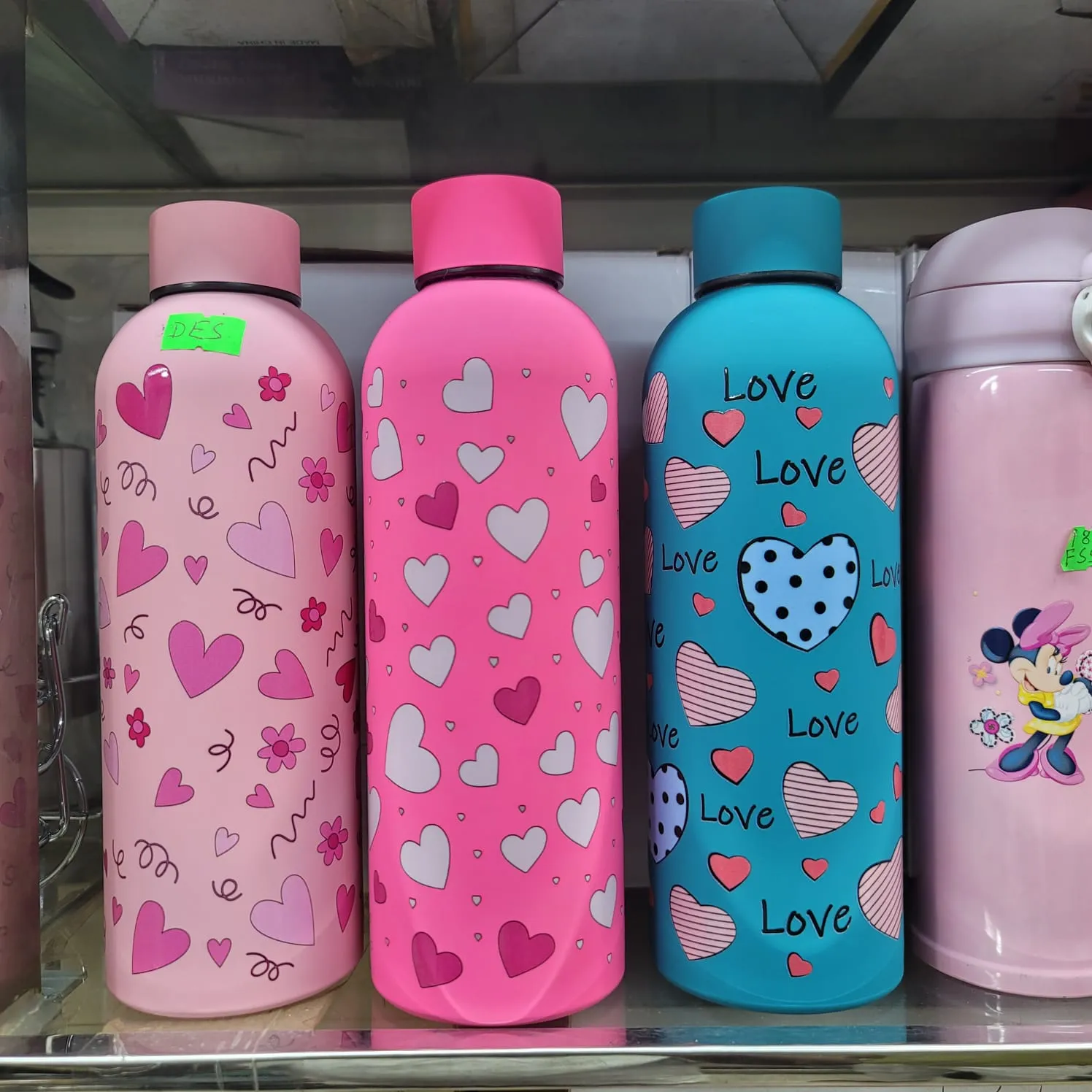 Love Design Stainless Steel Water Bottle 01027