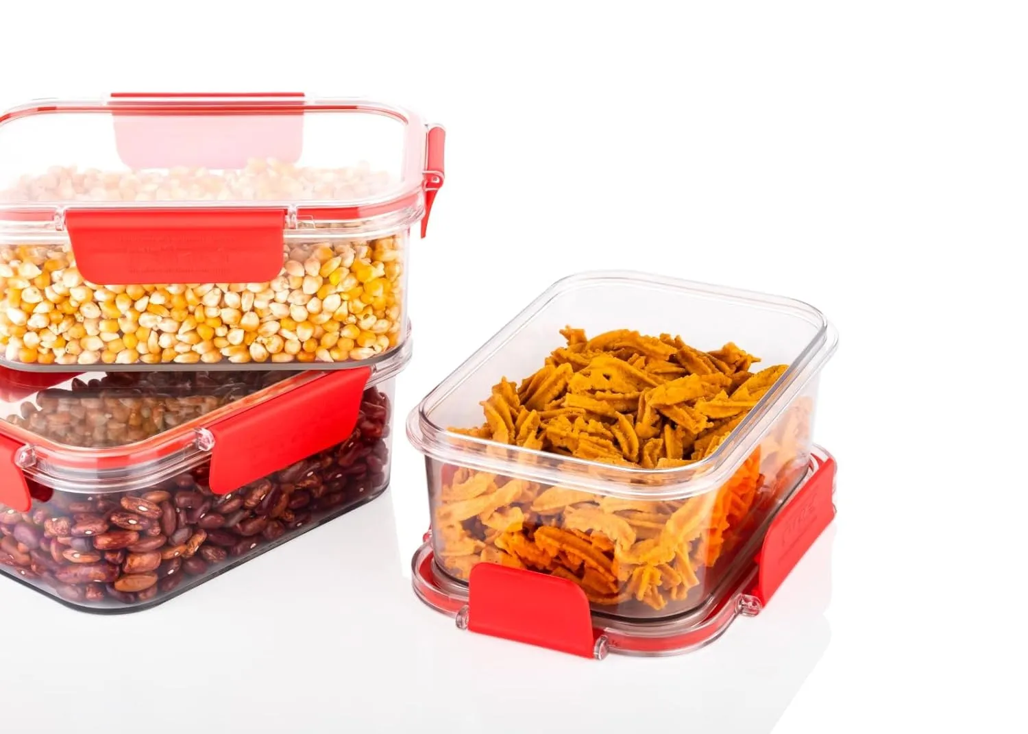 3pcs Acrylic Able Container 01227