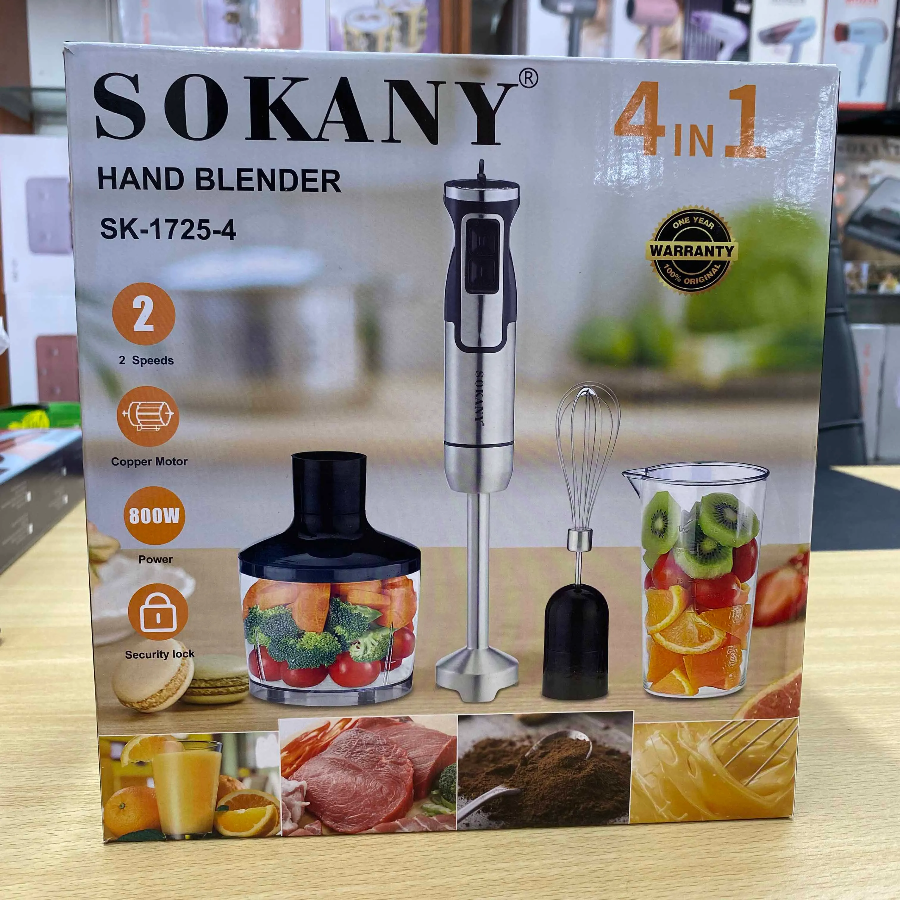 4 in 1 Sokany Hand Blander 01233