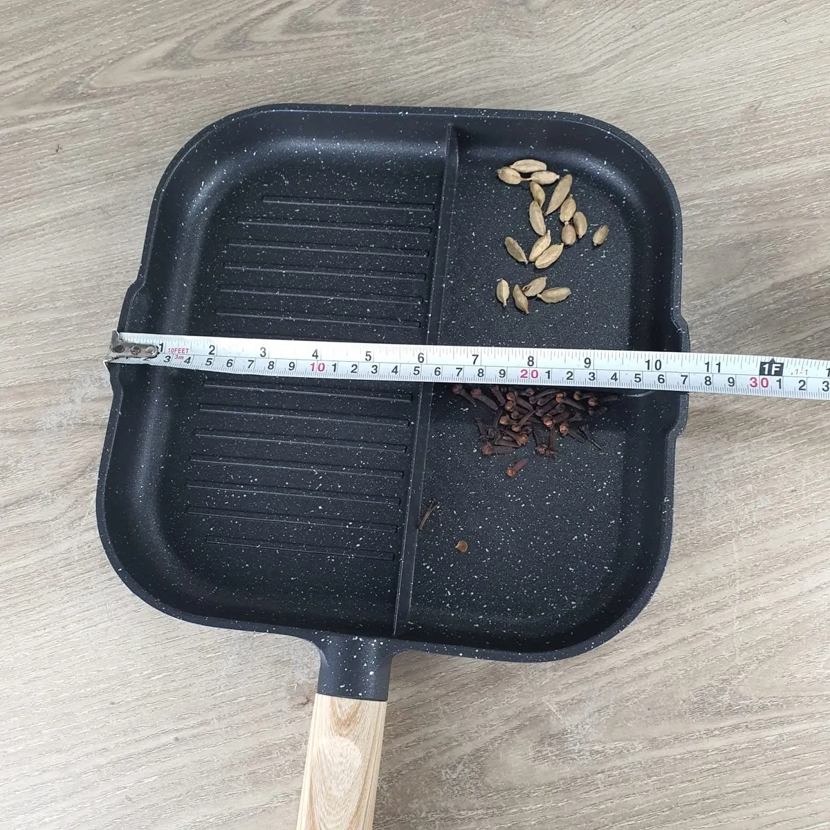 3 in 1 Granite coating grill pan Square