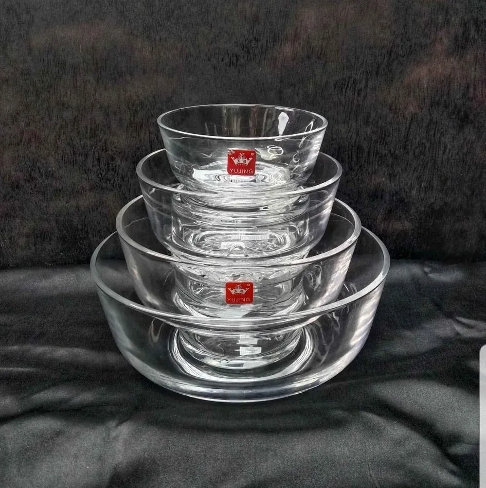 4 Pcs Curry glass bowl set