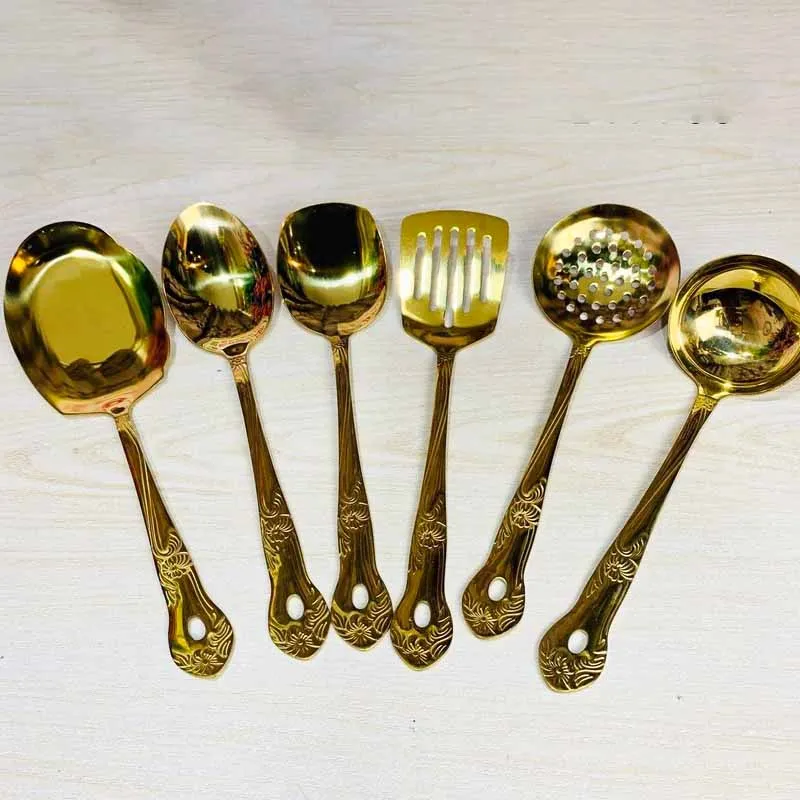 6pcs Golden Spoon 01325
