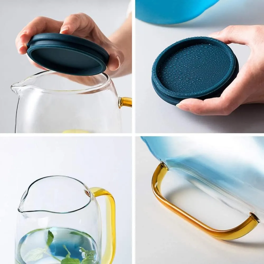 1.5 Liter Blue Glass Water jug 00404