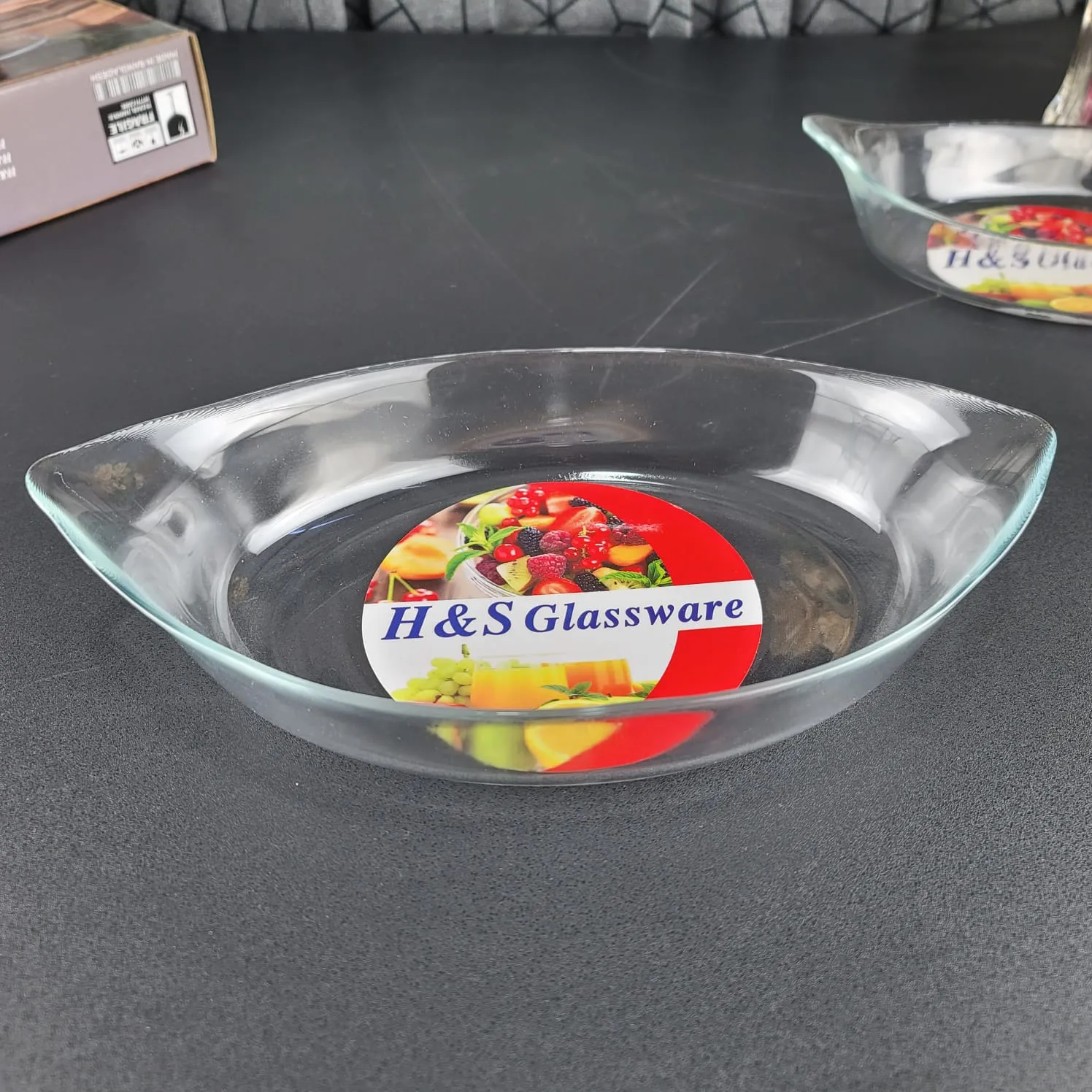 H & S Glassware Serving Dish Oven Proof 00873 - Image 4