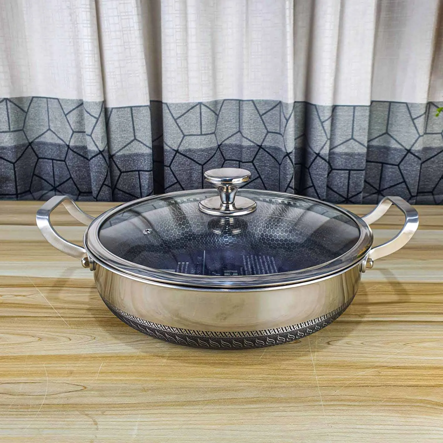 32cm Honeycomb Deep Multipan 316Grade 00961