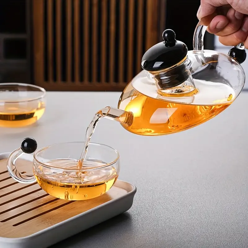 Heat Resistant Glass Tea Pot - HDV 00942 - Image 3