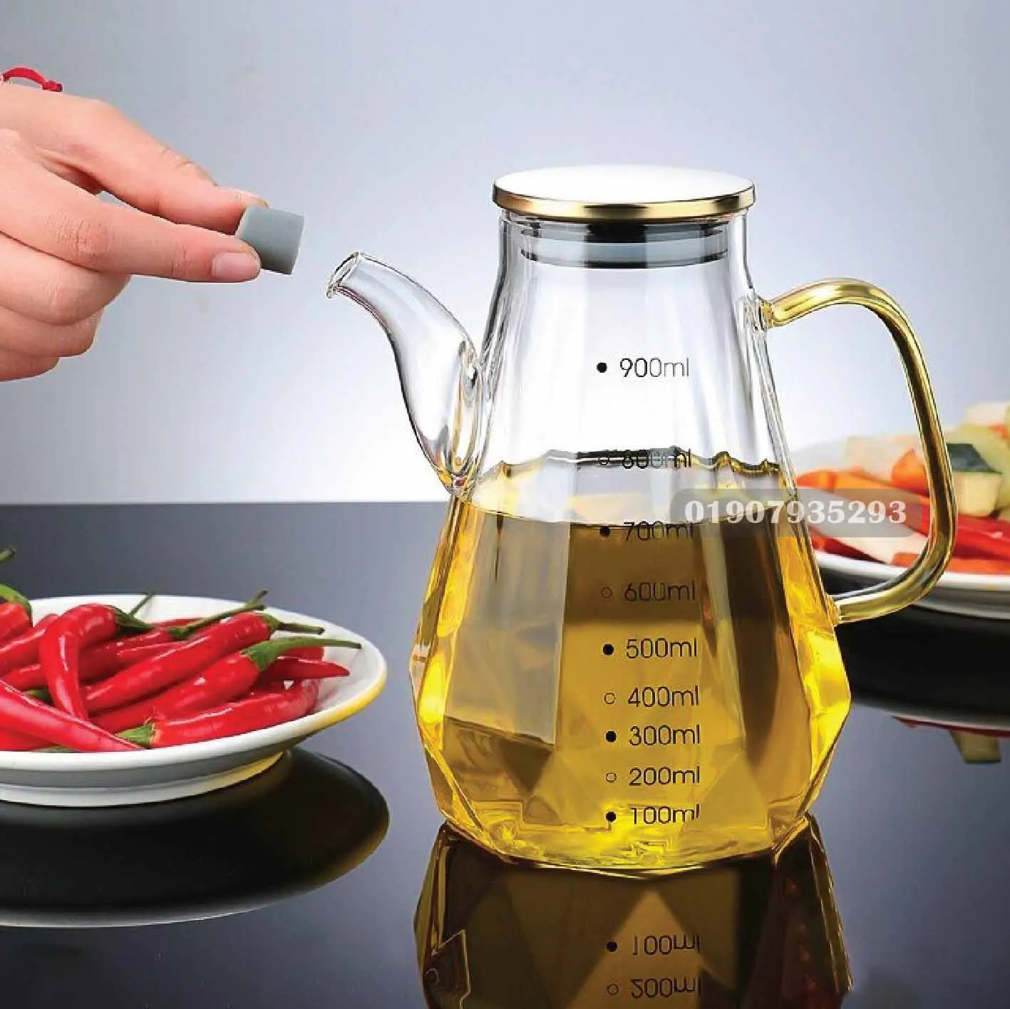 Diamond Cut Oilpot 01066
