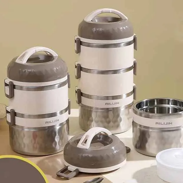 Thermal Stainless Steel Lunch Carrier 01034