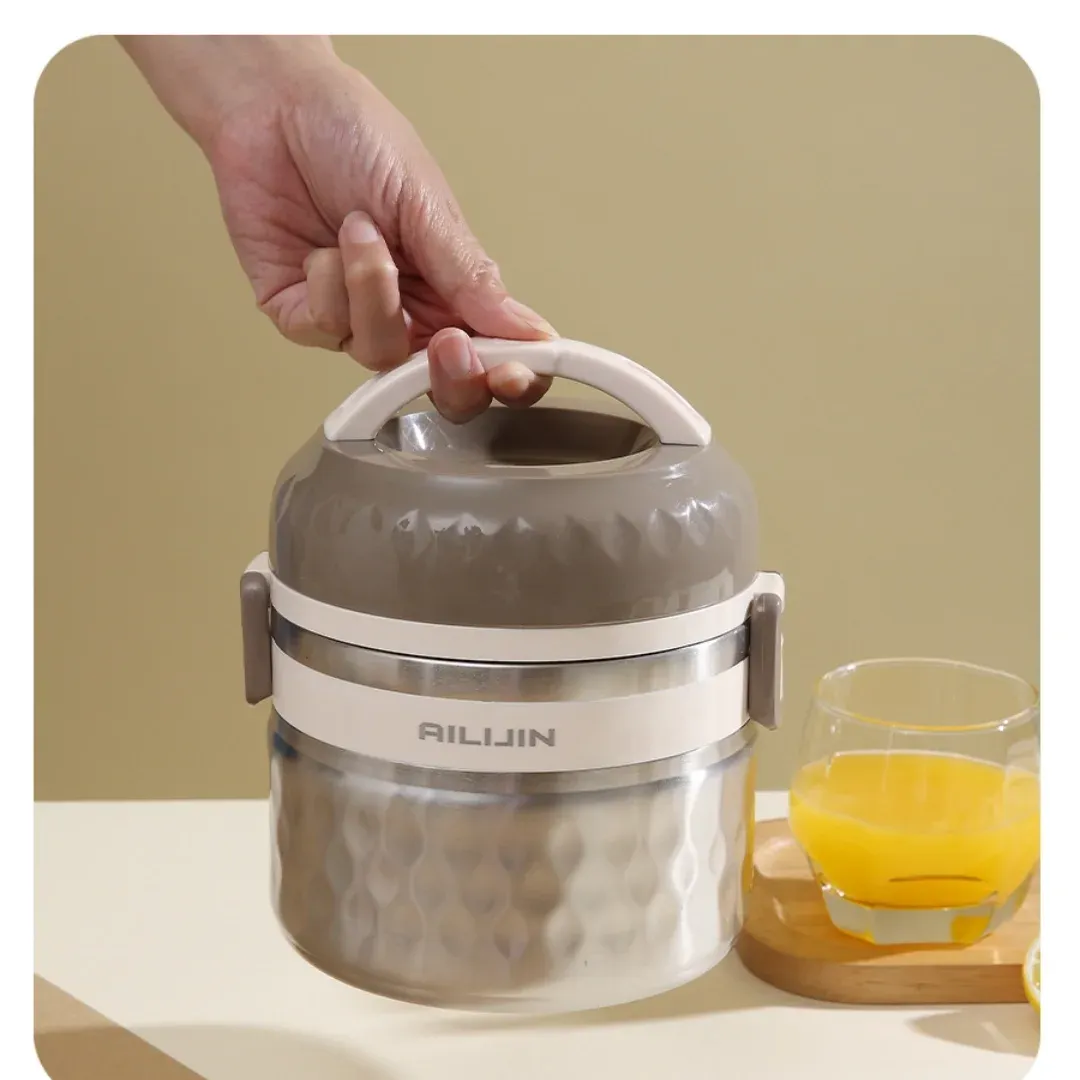 Thermal Stainless Steel Lunch Carrier 01034