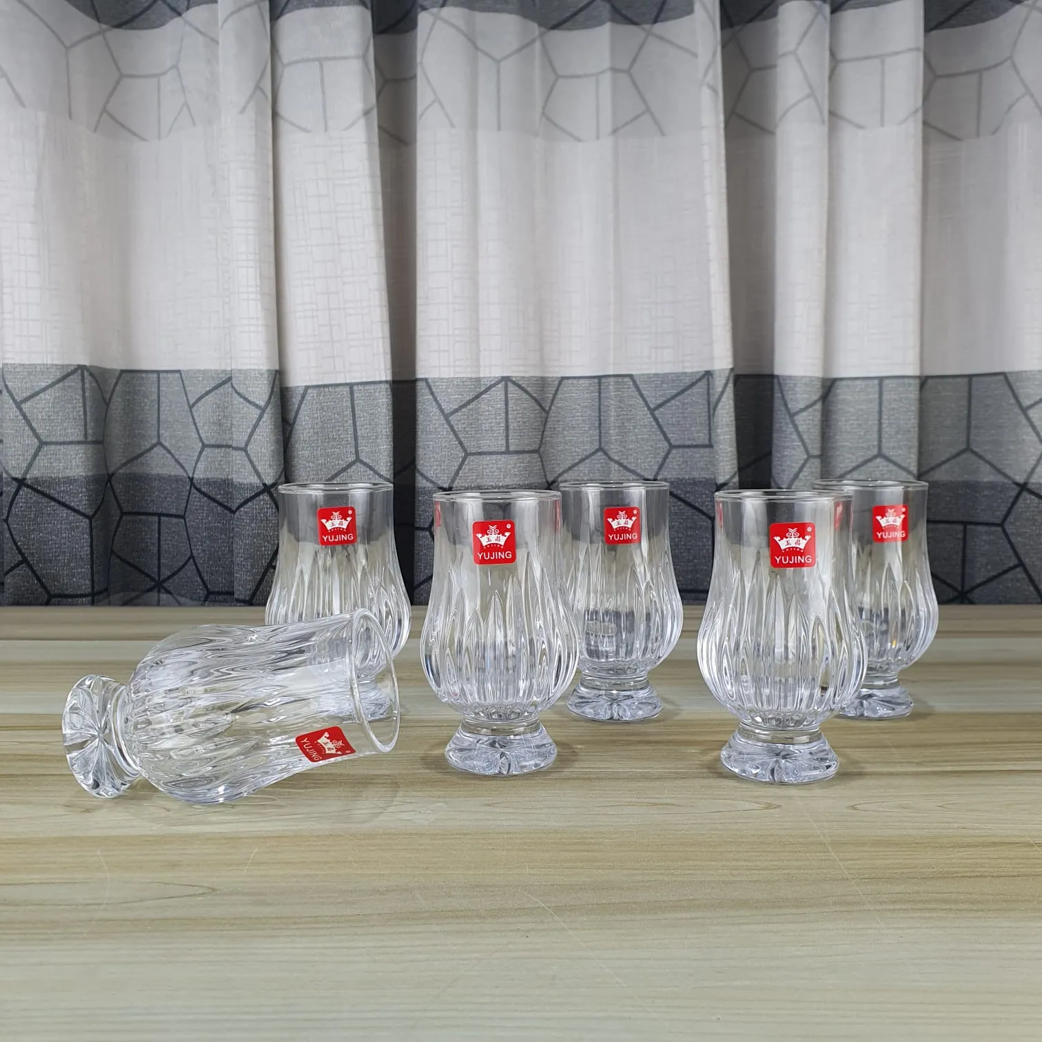 Yujing Short Juice Glass Staip HLN YJ3212 01273 - Image 3