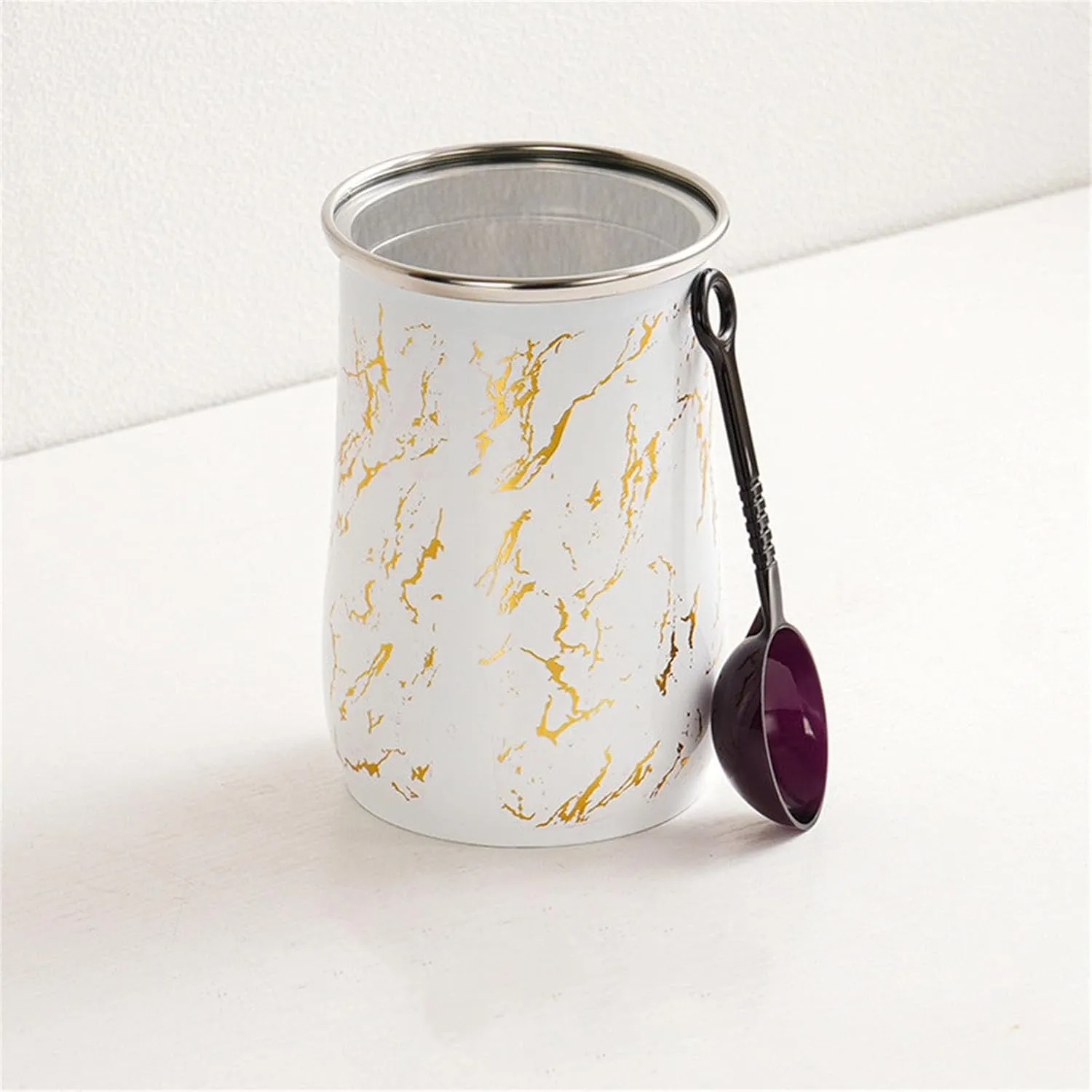 800ml Stainless Steel Airtight Jar Glass lid 01234 - Image 3