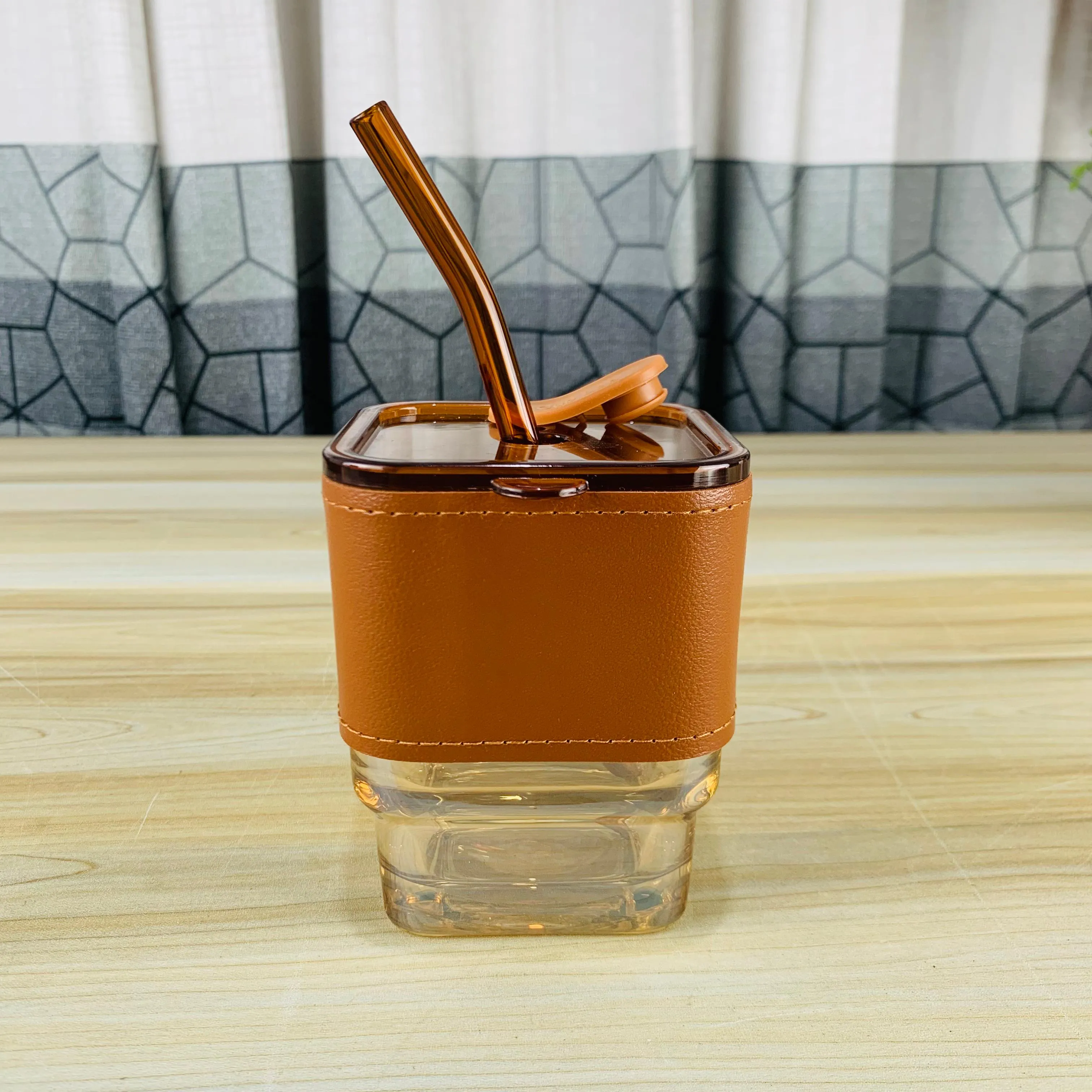 250ml Square Brown Cover Juice Pot 00964