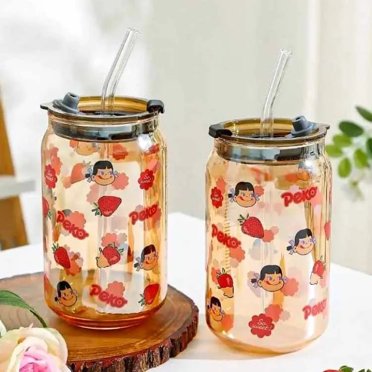 Strawberry(PEKO) Can Shape Juice Pot 00965