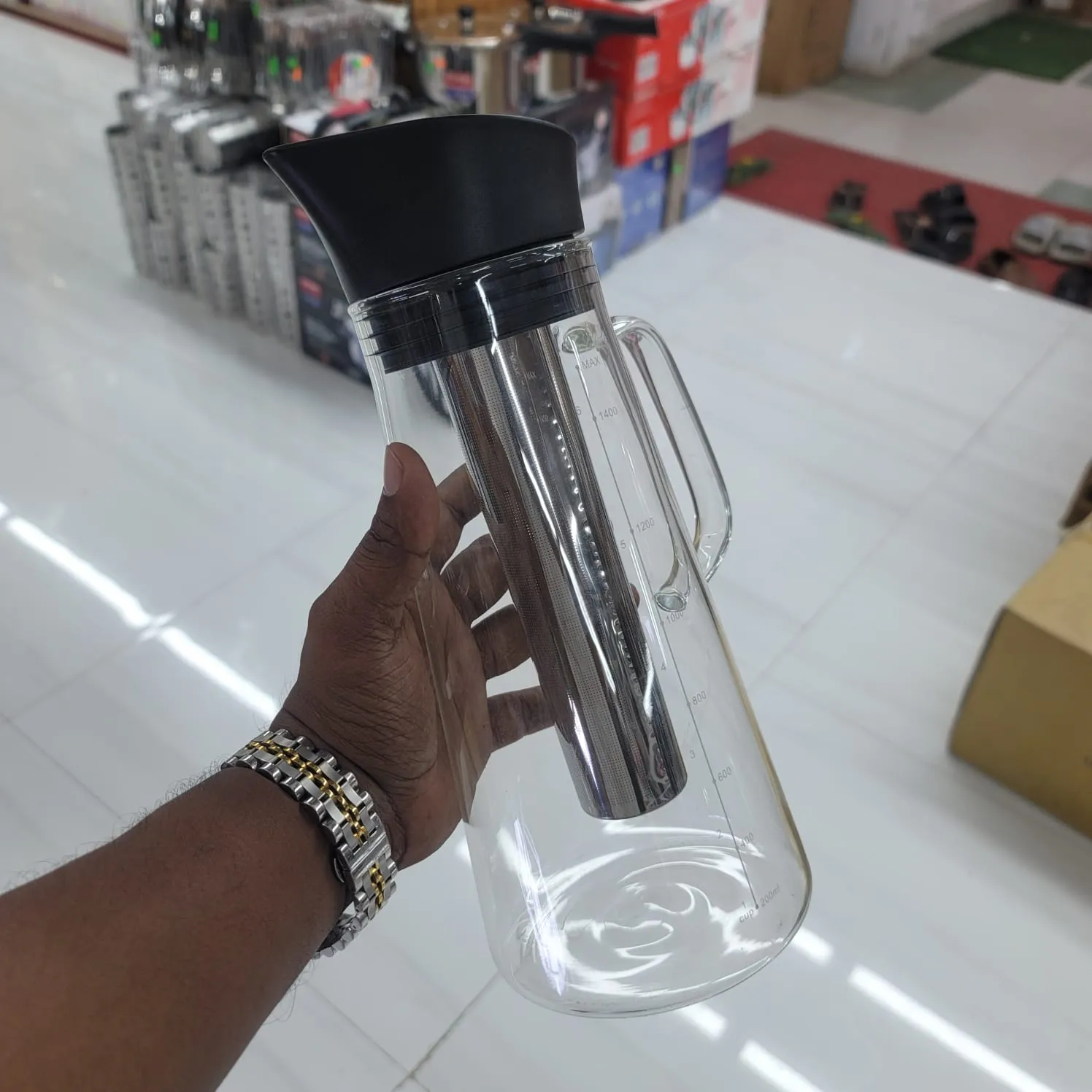Borocilicate Glass Hot & Cold Flask 00953 - Image 4