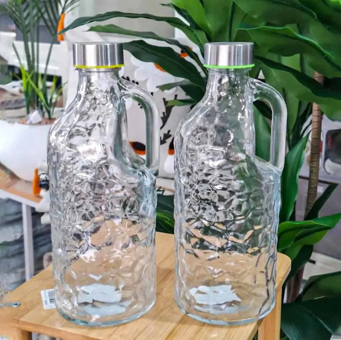 1000ml Glass handle bottle(ice) 01370