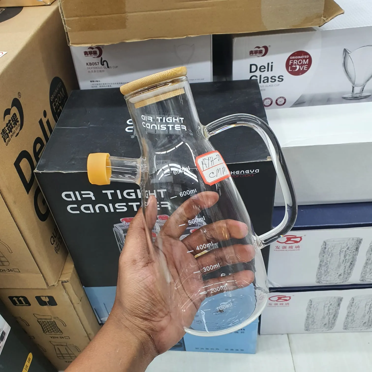 650ml Glass Oilpot AYH -500 00980