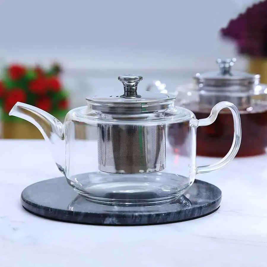 900ml Round Glass Kettle