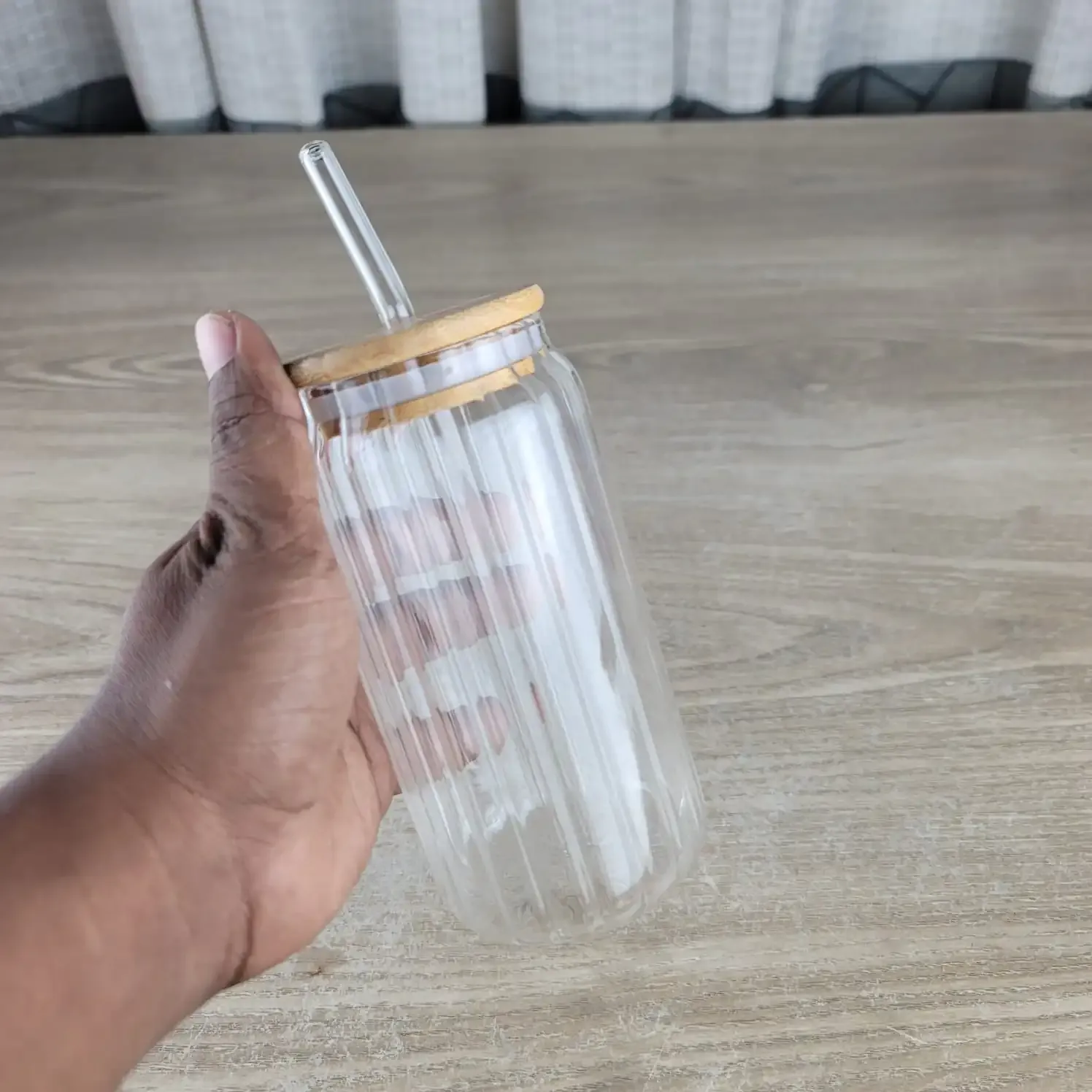 Crystal Can shape Juice pot (steip) 00136 - Image 3