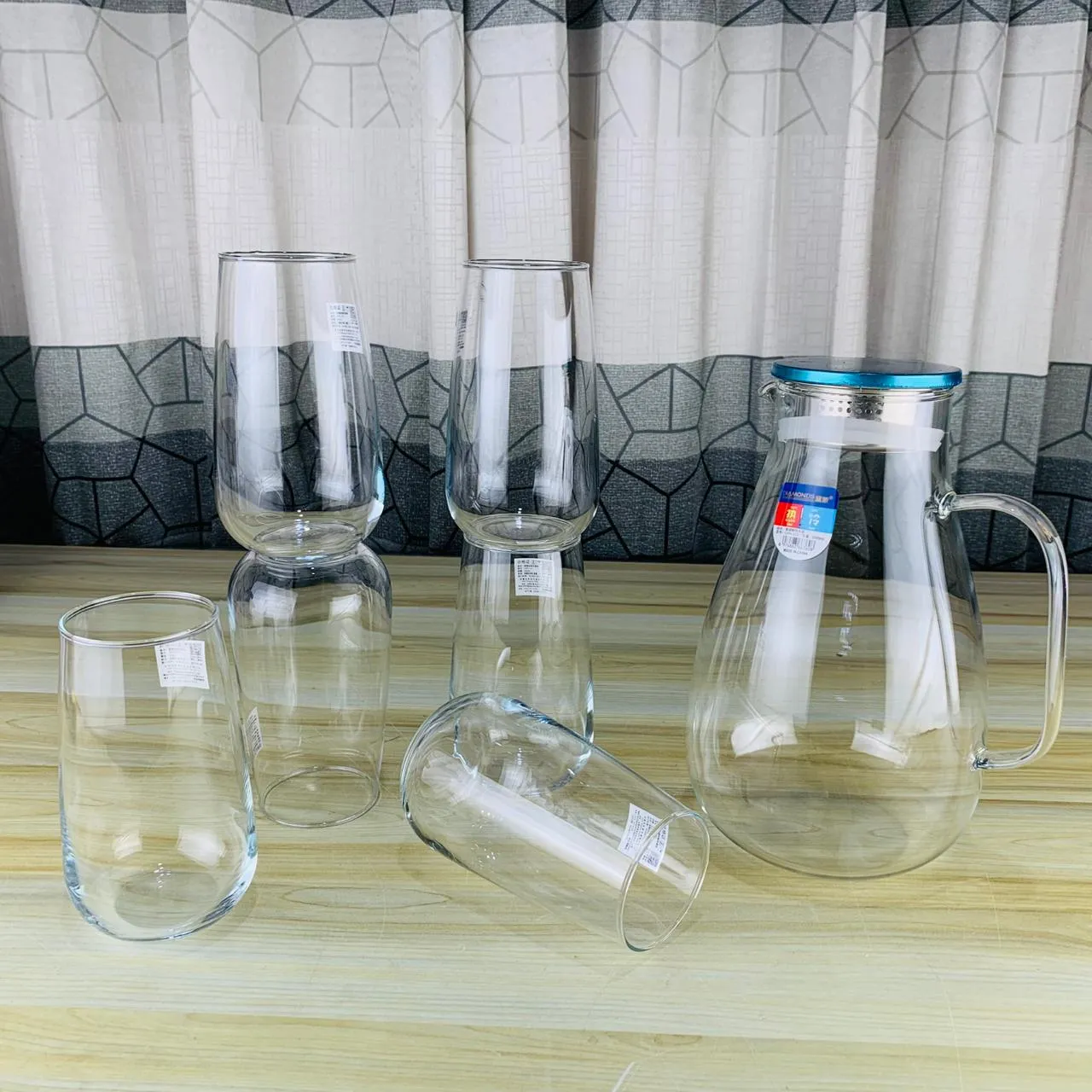 7pcs Borosilicate Jug Set HR 01419