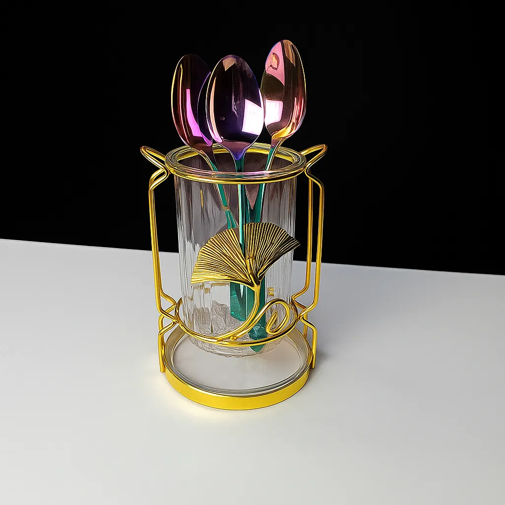Single Spoon Holder Flower Design 00084