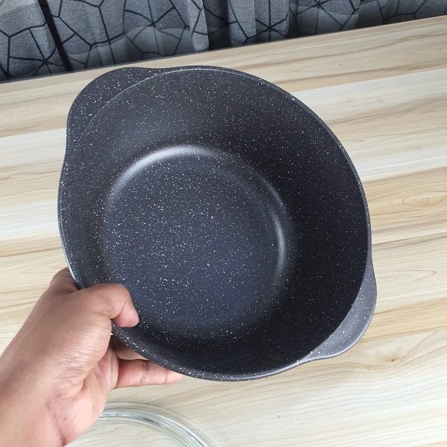 Turkey Nonstick Glass Saucepan With Glass Lid 00901 - Image 3