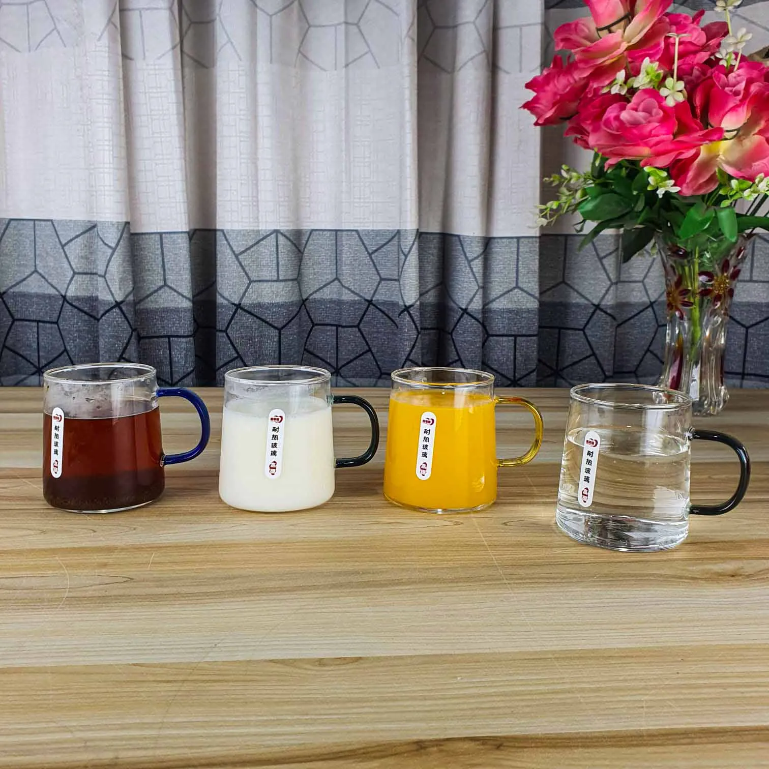 Deli 4pcs Glass Mug GPB-58 00918