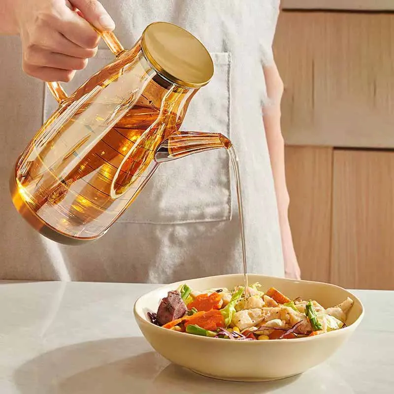 Golden Oilpot with Steel Lid – AH 00714