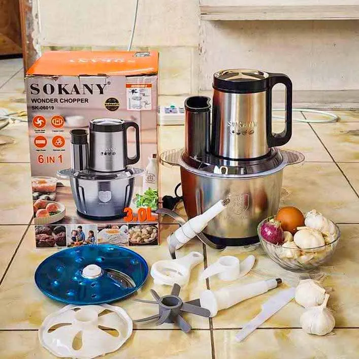 6 in 1 Sokany Wonder Chopper 00986