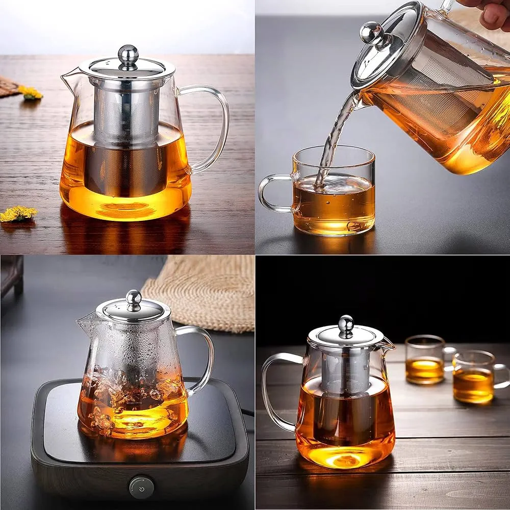 750ml Fire Proof Glass Kettle 00805
