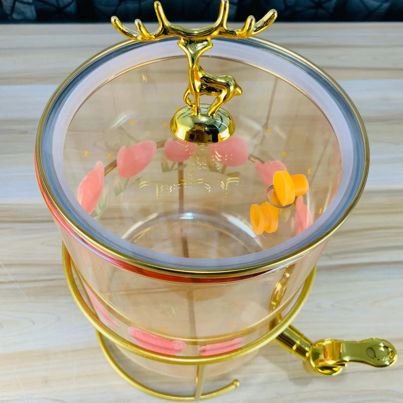 3.6 Liter Rose Flower Juice Dispenser 00916