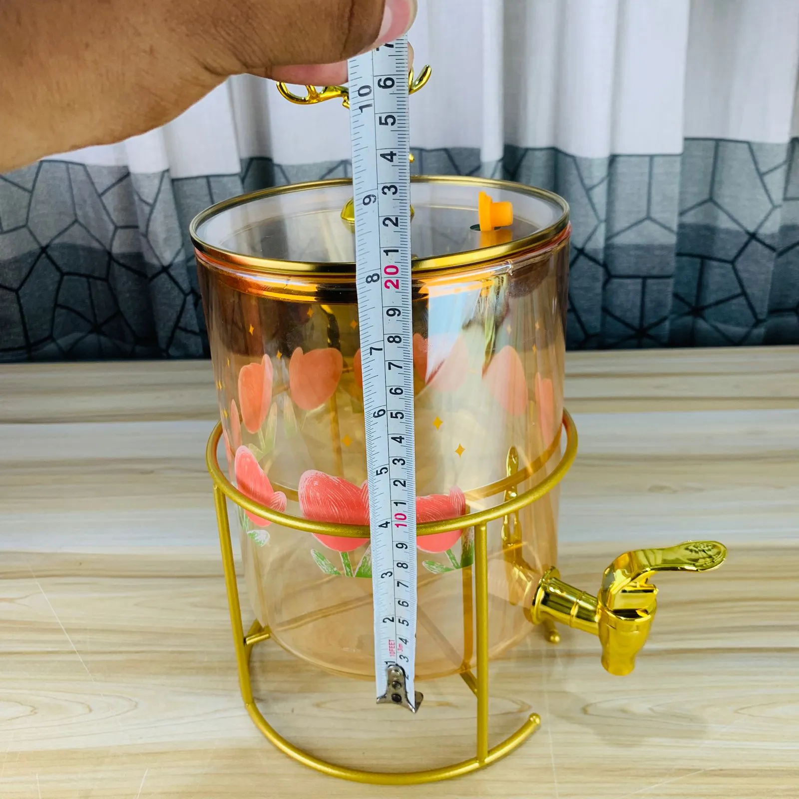 3.6 Liter Rose Flower Juice Dispenser 00916 - Image 4