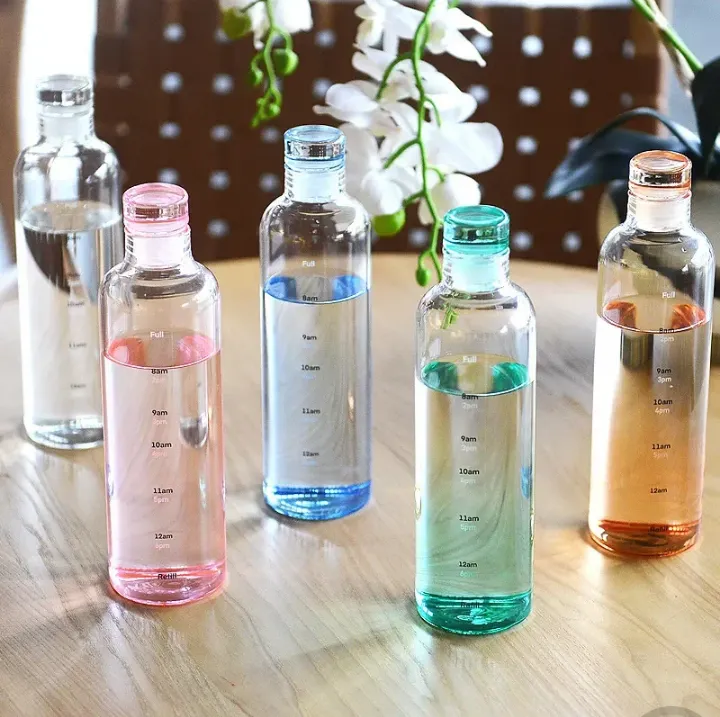 500ml Time Manage Colour Water Bottle 00288