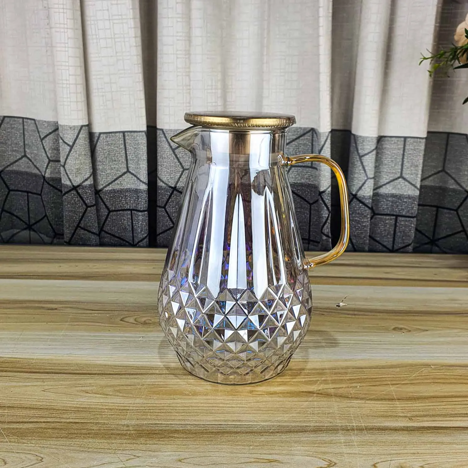 1.8 liter Diamond Glass Jug (RAINBOW) HDV-20 01209