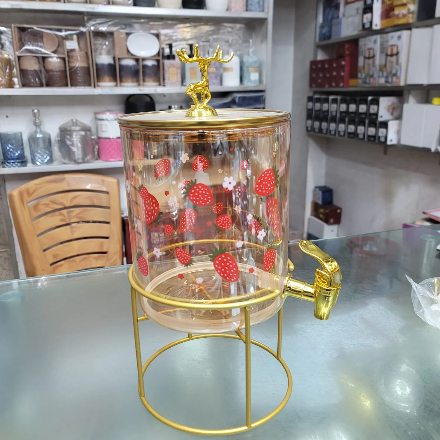 3.6 Liter Strawberry Juice Dispenser