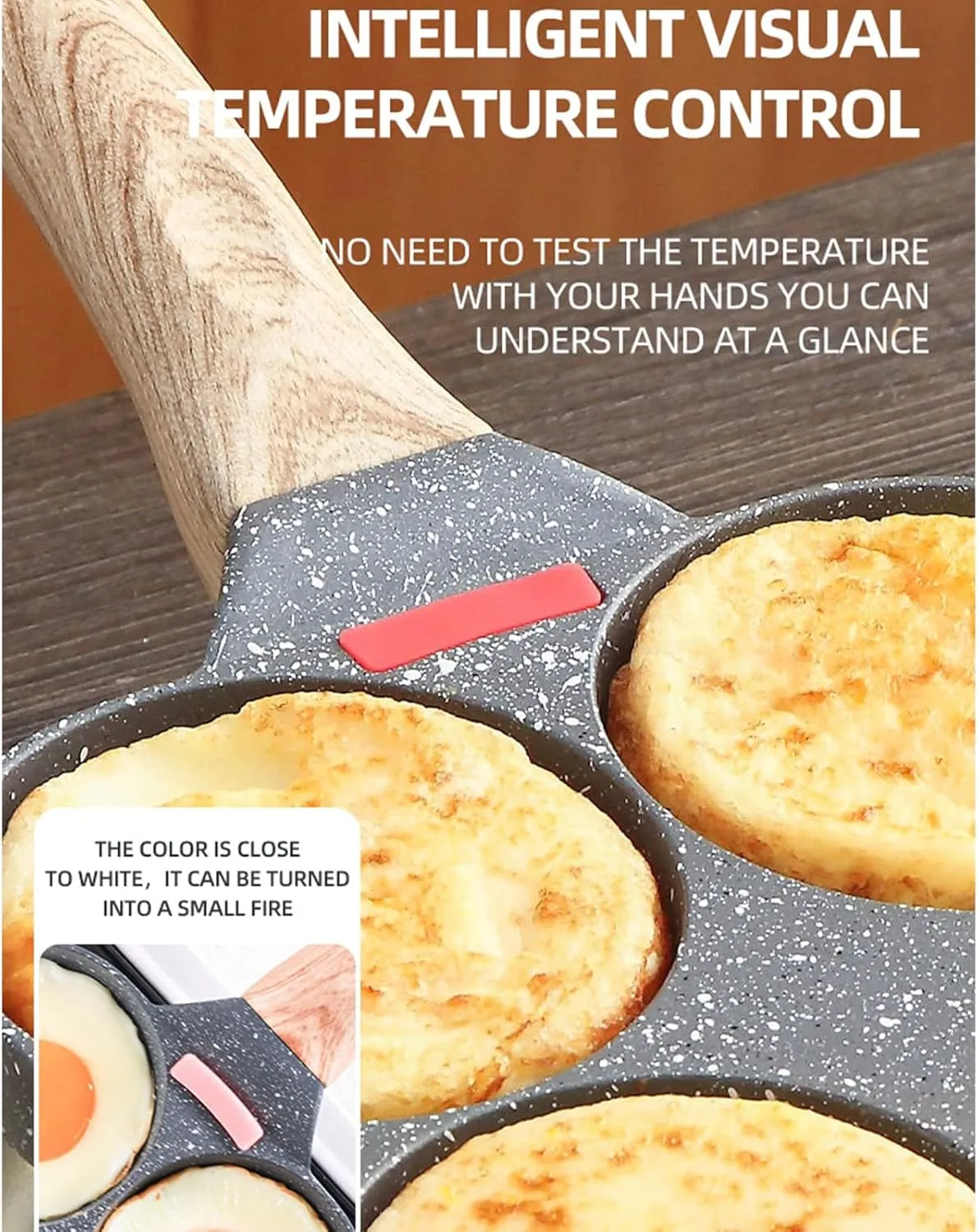 4 Hole Egg Pan With Lid 01329 - Image 3