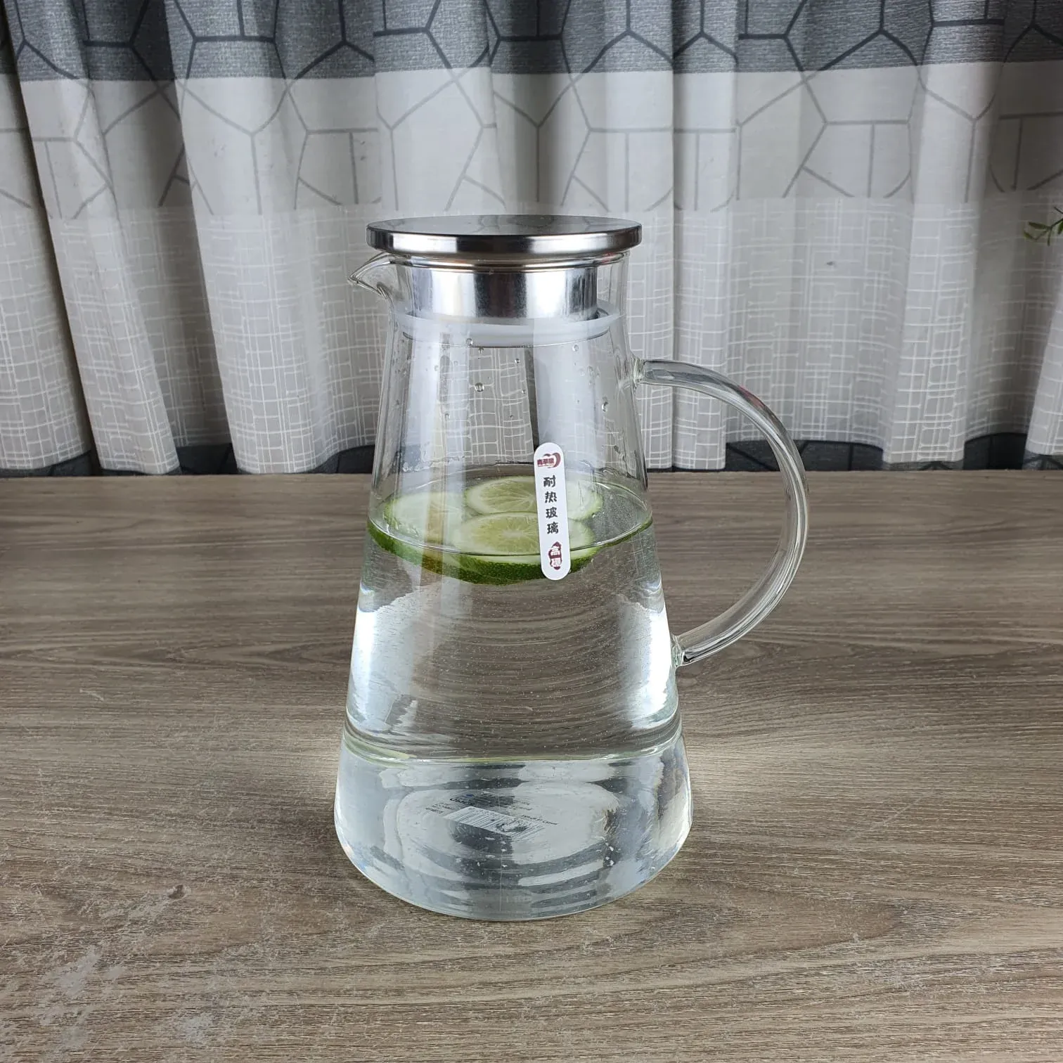 1800ml Glass Water Jug (02-ML) 01394 - Image 3
