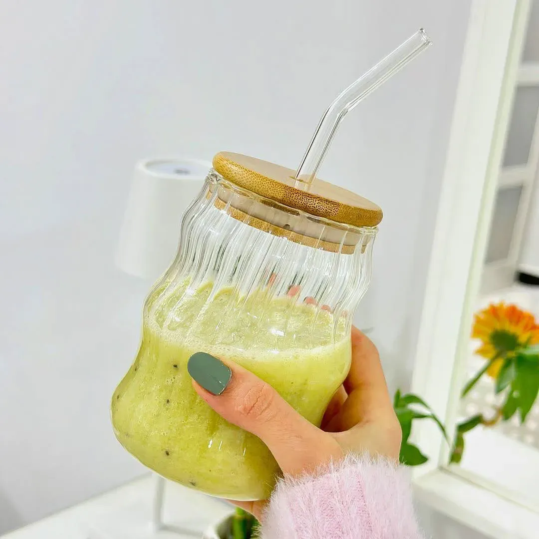 3 Ring Step Design Juice Pot with Wooden lid 00765