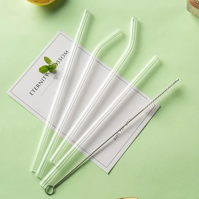Transparent Glass Straws 00659