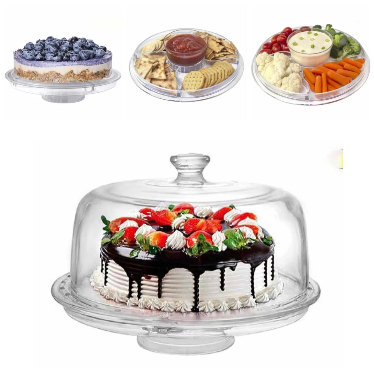 Acrylic Multifactional Serving Dish 01405